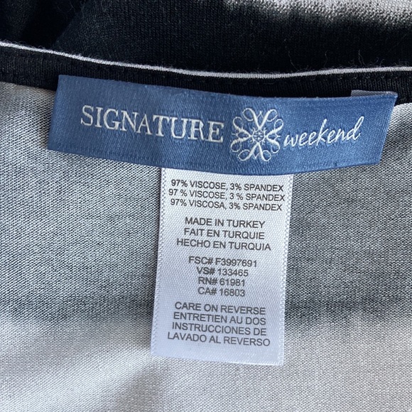 Signature Bikini Cover-Up Tunic Size XL - Picture 6 of 9